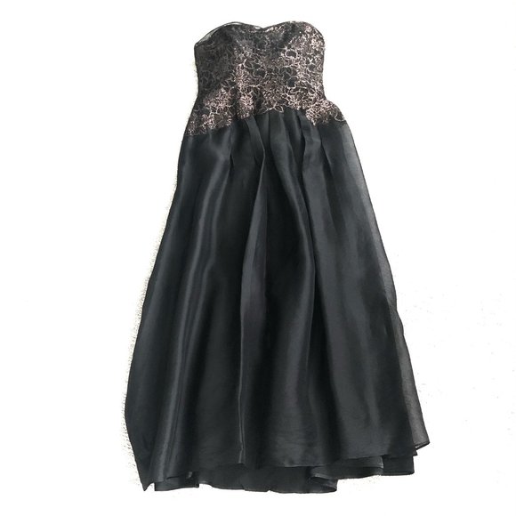 Kay Unger Silk Cocktail Gown - Picture 1 of 13